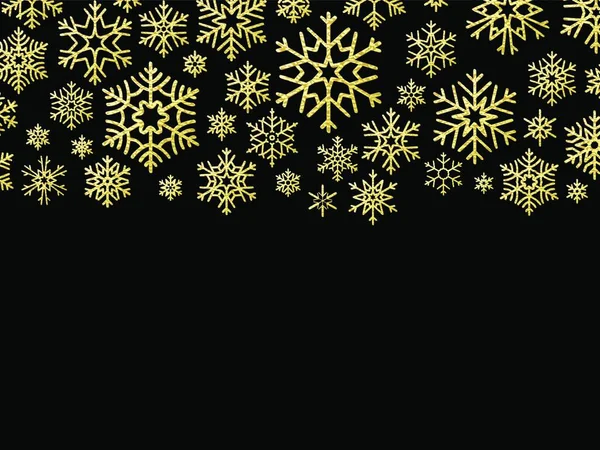 Χριστουγεννιάτικο Φόντο Νιφάδες Χιονιού Εικονογράφηση Διανύσματος — Διανυσματικό Αρχείο