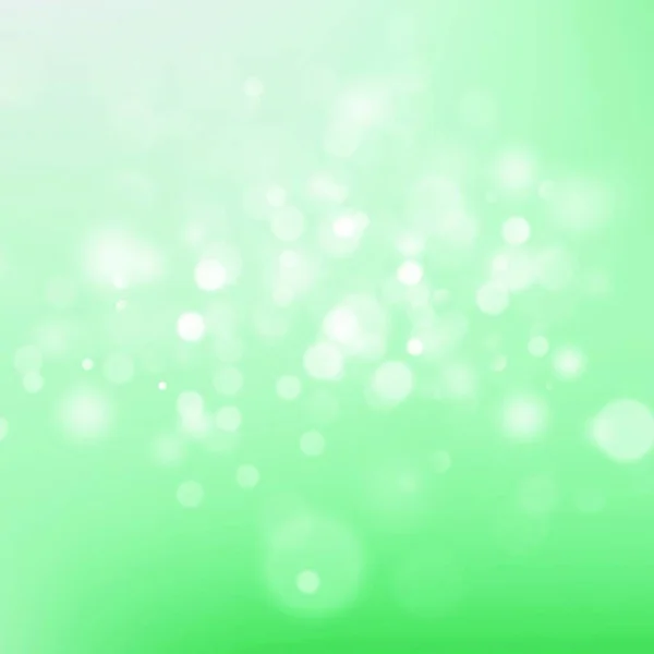 Fondo Verde Abstracto Con Luces Bokeh — Archivo Imágenes Vectoriales