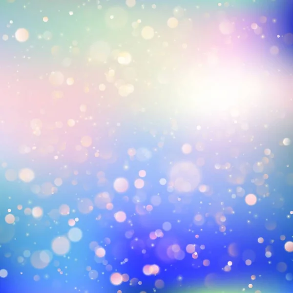 Fondo Abstracto Con Luces Bokeh — Vector de stock