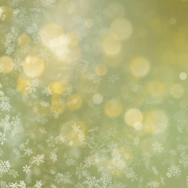 Абстрактный Рождественский Фон Снежинками — стоковый вектор