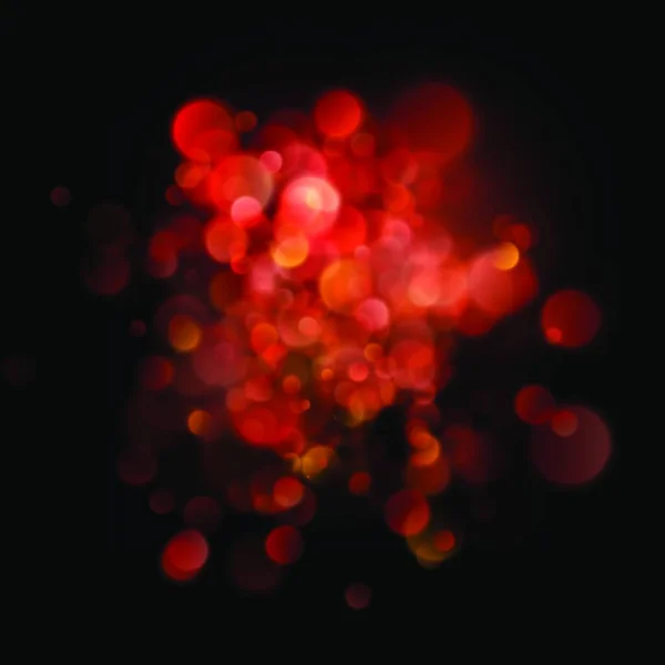 Abstracte Achtergrond Met Bokeh Lichten — Stockvector