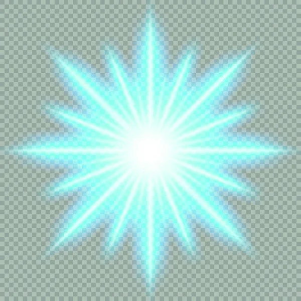 Vector Illustration Glowing Light Effect — Stock Vector