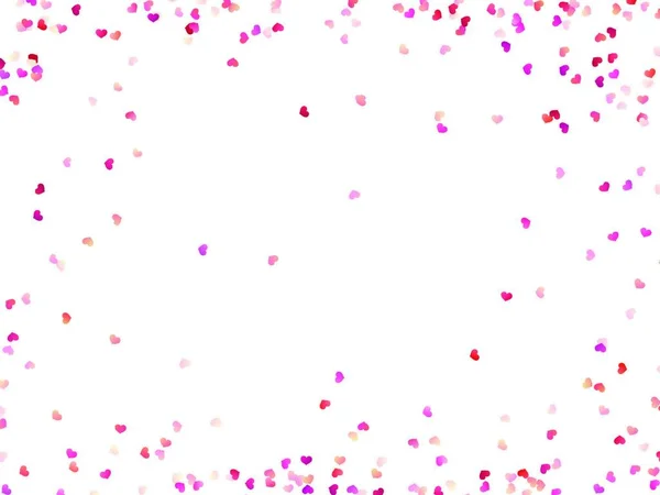 Confetti Falling White Background Vector Illustration — Stock Vector