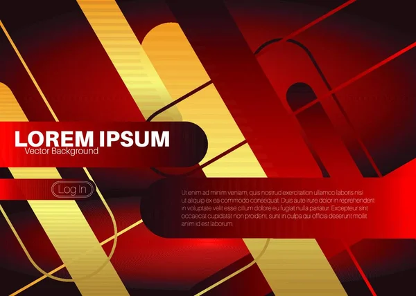 Gradientenvektorhintergrund Moderne Plakatvorlage Mit Geometrischen Formen Abstraktes Cover Webseiten Design — Stockvektor