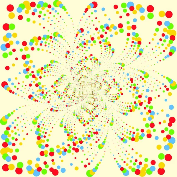 有彩色圆点的抽象背景 — 图库矢量图片