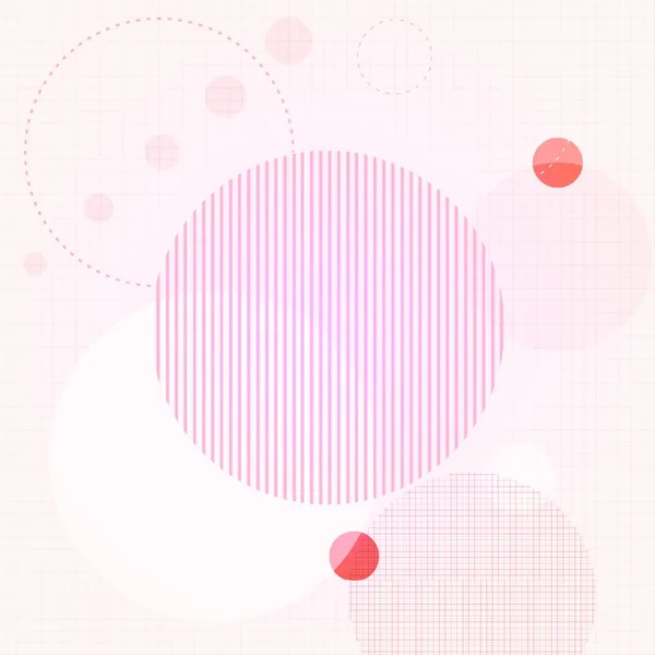 Lignes Cercles Créés Fond Abstrait Vecteur Stock — Image vectorielle