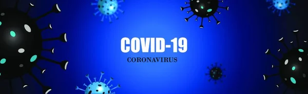 Covid Coronavirus Banner Design Organización Mundial Salud Oms Nuevo Nombre — Vector de stock