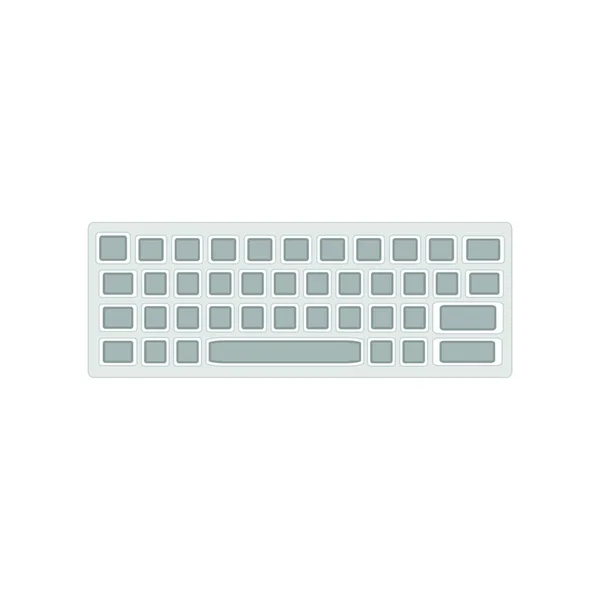 Keyboard Icon Vector Illustration — Stock Vector