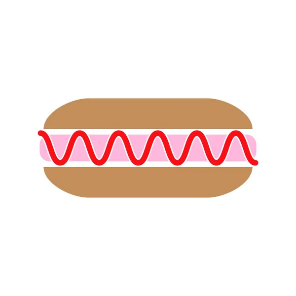 Fast Food Konzept Mit Icon Design Vektorabbildung Eps Grafik — Stockvektor
