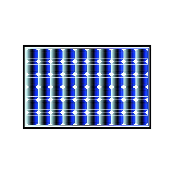 Icône Panneau Solaire Illustration Vectorielle — Image vectorielle