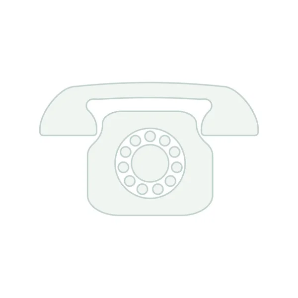 Ilustração Vetorial Ícone Telefone — Vetor de Stock