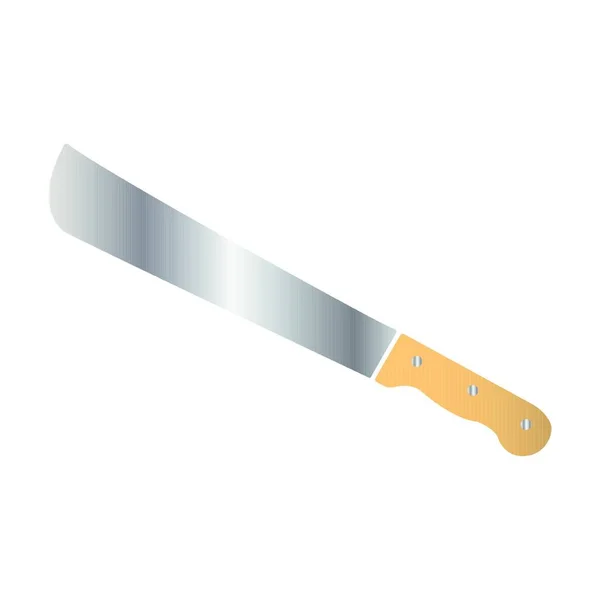 Icono Del Cuchillo Cocina Isométrico Los Iconos Vectoriales Espátula Acero — Archivo Imágenes Vectoriales