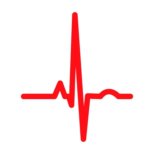 Heartbeat Icon Vector Illustration — Stock Vector