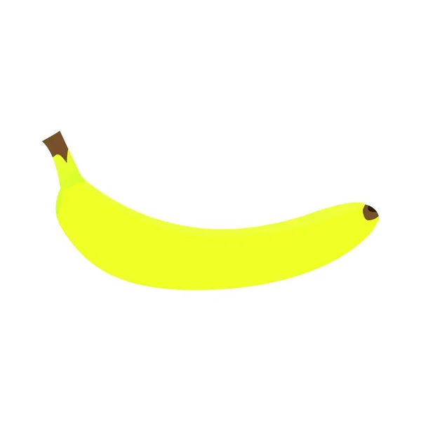 Bananensymbol Isometrische Vektor Symbole Für Frische Reife Früchte Für Webdesign — Stockvektor