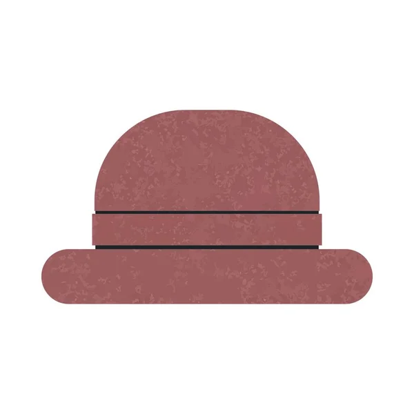 Sombrero Icono Web Ilustración Simple — Vector de stock