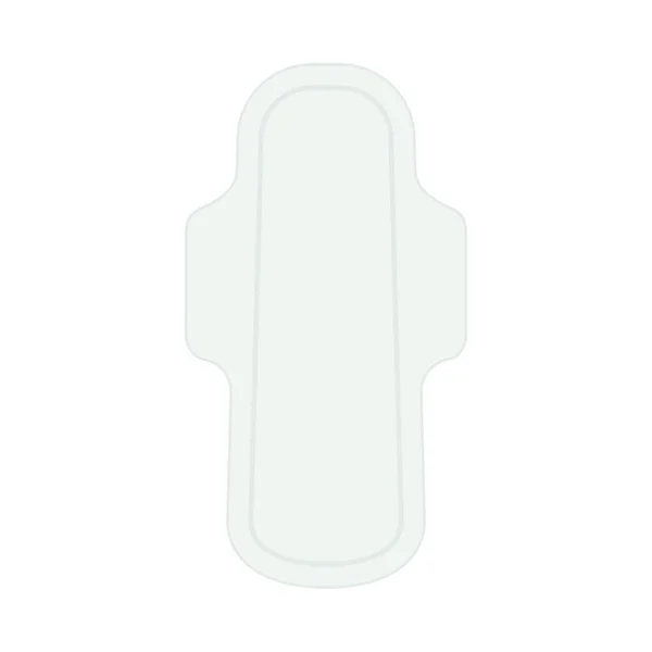 Іконка Білого Рушника Ізольована Зеленому Фоні Векторна Ілюстрація — стоковий вектор