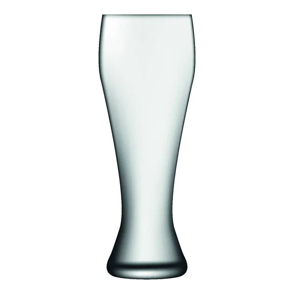 Bierglas Symbol Illustration Farbe Füllen Einfachen Stil — Stockvektor