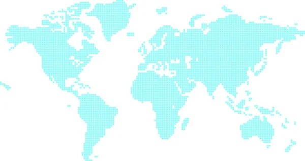 Mapa Mundo Com Continentes País Ilustração Vetorial —  Vetores de Stock