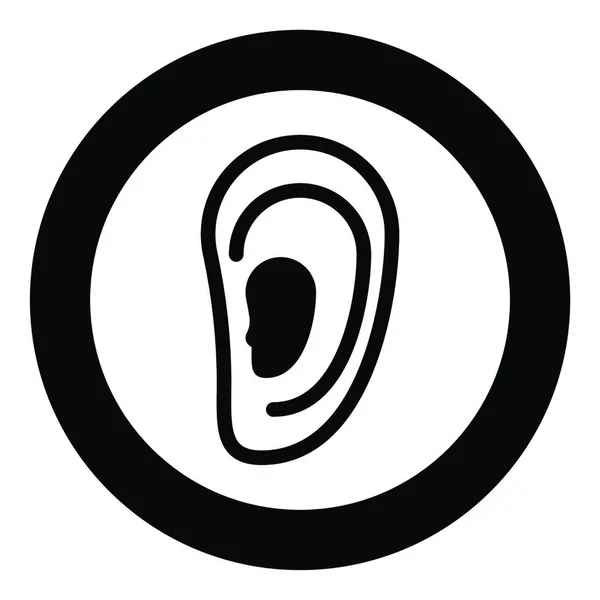 일러스트에서 Ear Icon — 스톡 벡터