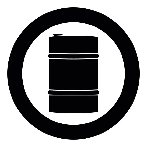 Ölballett Symbol Schwarze Farbe Vektor Illustration Einfaches Bild Flachen Stil — Stockvektor