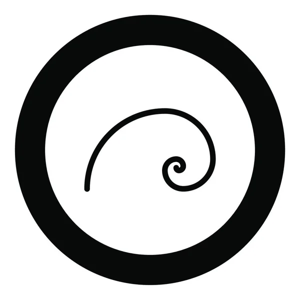 Espiral Sección Dorada Proporción Proporción Oro Fibonacci Espiral Icono Círculo — Archivo Imágenes Vectoriales