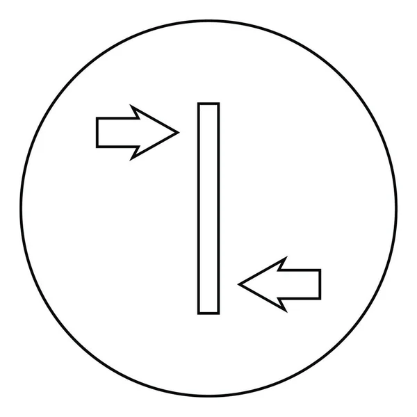 Modèle Image Décalée Désignation Sur Icône Symbole Papier Peint Cercle — Image vectorielle