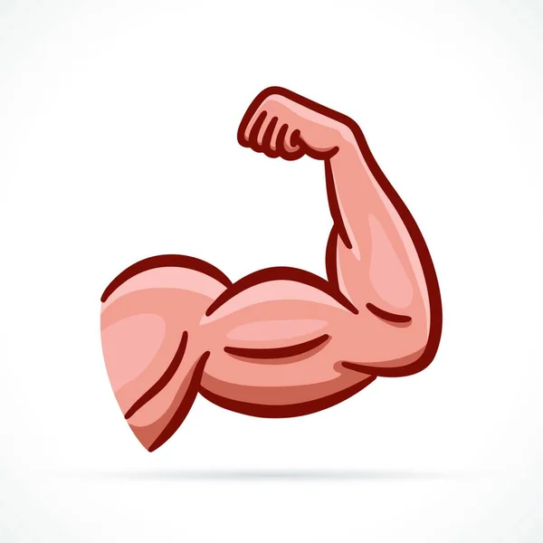 Ilustración Vectorial Del Diseño Del Clipart Del Brazo Muscular — Archivo Imágenes Vectoriales