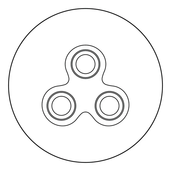 Číselník Černý Ikona Ruky Kruhu Vektorové Ilustrace Izolované Ploché Styl — Stockový vektor