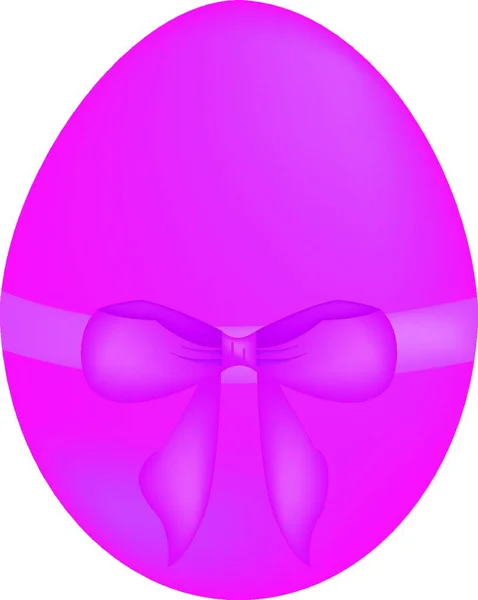 ハッピーイースター イースターの背景ピンクおめでとう グリーティングカードに卵と葉蝶 — ストックベクタ