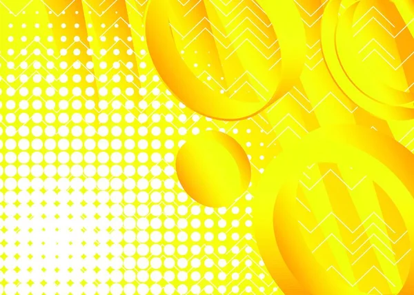 Abstraktní Žluté Pozadí Moderní Futuristické Geometrické Grafiky Bílými Pruhy Vektorová — Stockový vektor