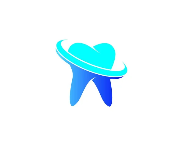 Modelo Logotipo Dental Design Ilustração Vetorial — Vetor de Stock