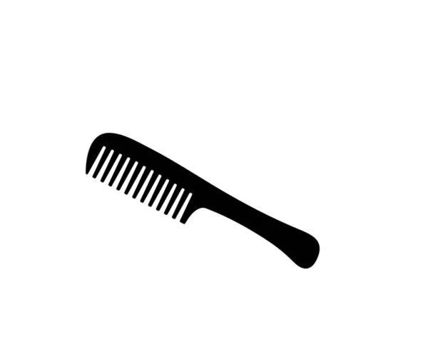 Icône Peigne Illustration Simple Symbole Vectoriel Brosse Pour Toile — Image vectorielle