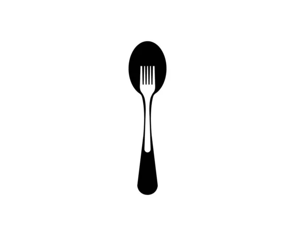 叉子勺图标 用于Web的刀向量图标的平面插图 — 图库矢量图片