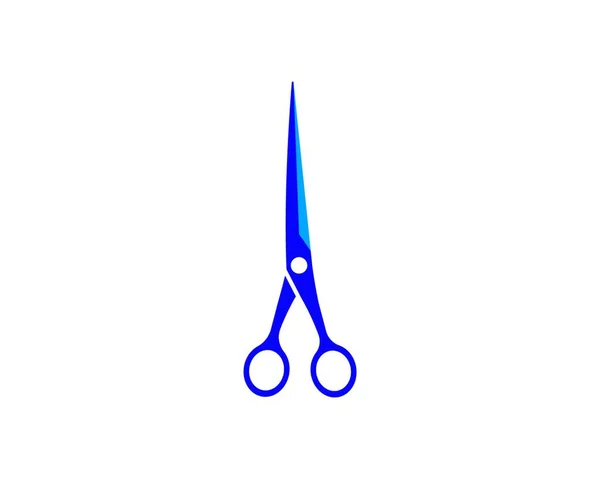 Scherensymbol Flache Abbildung Des Friseurvektors Logo Designs — Stockvektor