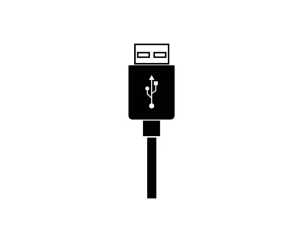 Ikona Usb Flash Disku Vektorová Ilustrace — Stockový vektor