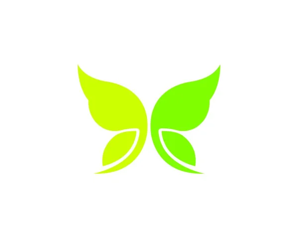 Mariposa Logotipo Vector Plantilla Diseño Ilustración — Archivo Imágenes Vectoriales