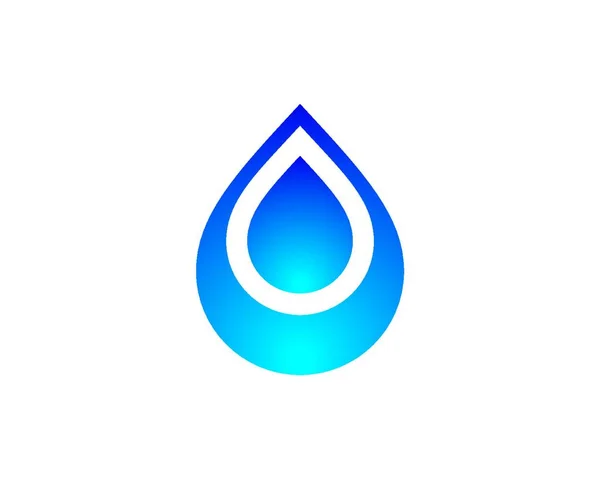 Agua Gota Logotipo Plantilla Vector Ilustración Diseño — Vector de stock