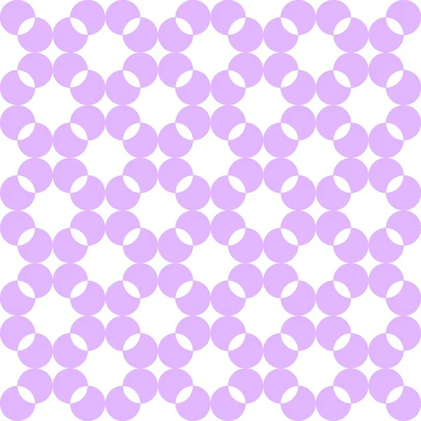 Μοτίβο Από Ροζ Κύκλους Λευκό Αδιάλειπτη Φόντο — Διανυσματικό Αρχείο