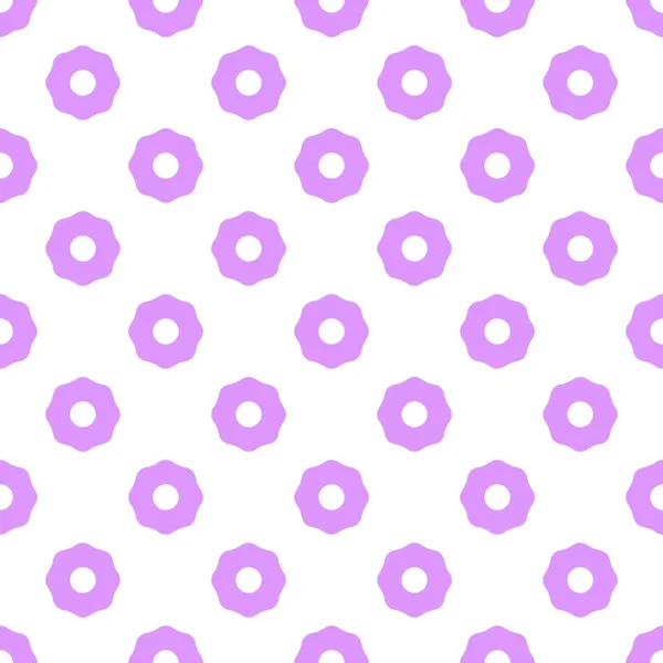 Rosa Muster Auf Weißem Nahtlosem Hintergrund Textildesign — Stockvektor