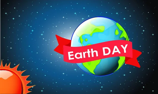 Всемирный День Земли Будет Отмечаться Этом Году — стоковый вектор