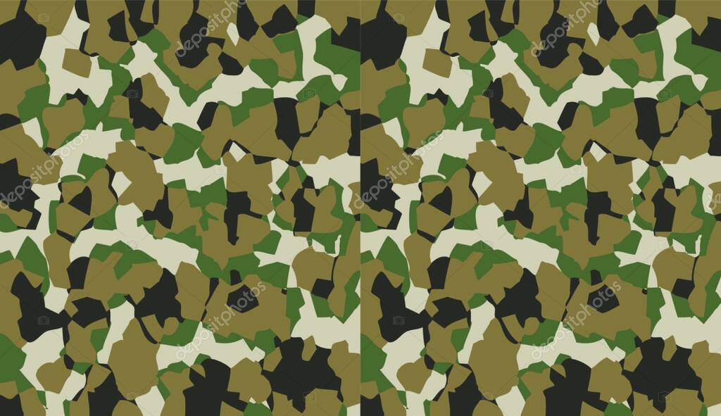 Patron Camuflaje Vector Fondo Estilo Militar Enmascarar Ropa Camuflaje Impresion Vector de stock por PantherMediaSeller 505360812
