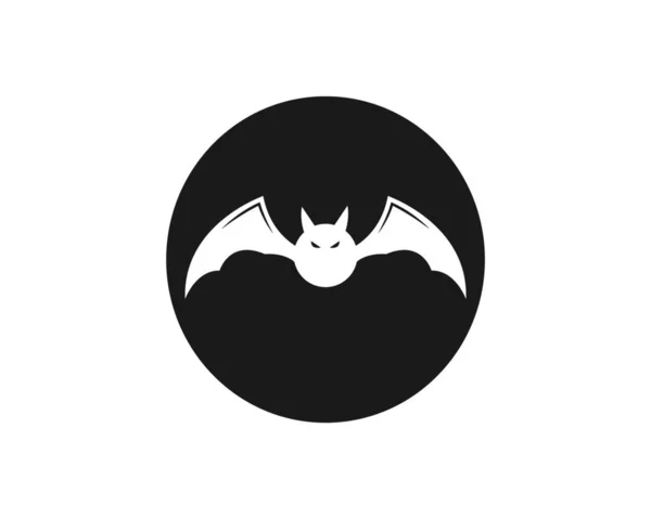 Halloween Bat Ikona Wektor Ilustracji Projekt — Wektor stockowy