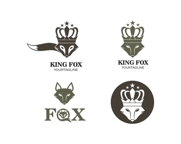 Fuchs Logo Symbol Vektor Vorlage Design — Stockvektor