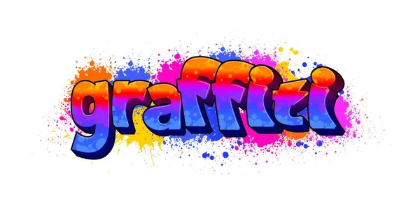 Egy Menő Graffiti Stílusú Logotípus Design Minden Korosztály Számára Elérhető — Stock Vector