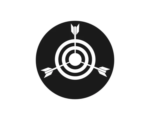 Целевой Вектор Шаблон Логотипа Иконки — стоковый вектор