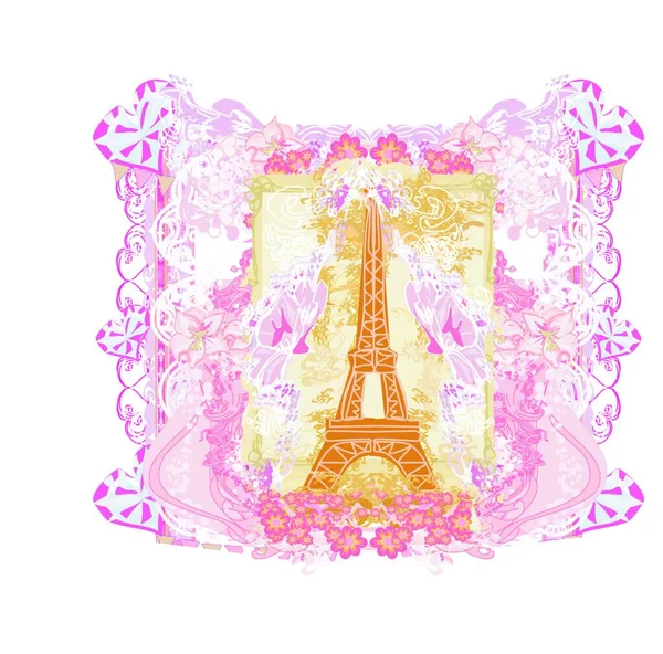 Eiffeltoren Illustratie Vector — Stockvector