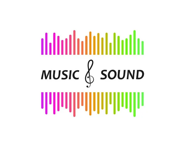 Μουσική Εξίσωση Και Ηχητικό Εφέ — Διανυσματικό Αρχείο