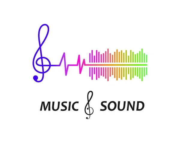 Μουσική Εξίσωση Και Ηχητικό Εφέ — Διανυσματικό Αρχείο