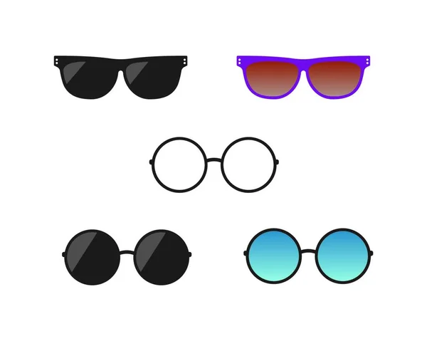 Sunglasses Illustration Vector Template Illustration — Stock Vector