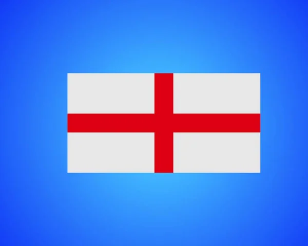 Αγγλία Σημαία Εικόνα Διανυσματικό Εικονίδιο — Διανυσματικό Αρχείο